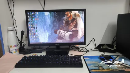  2 Gtx 1050ti كمبيوتر للبيع مع كامل اغراضه بسعر نار