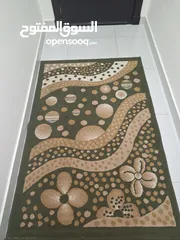  1 2 rugs, olive color in beige, size 170 cm x 120 cm