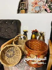  5 سلات قش فاخرة