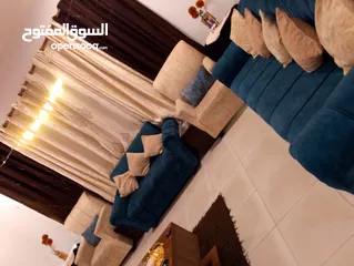  1 طقم كنب مستعمل  بسعر حرق