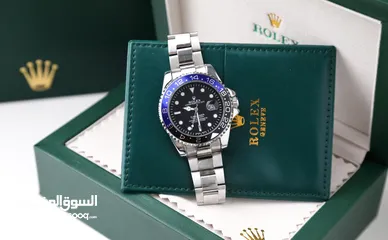  20 ساعات Rolex ستيل + جلد مع بكج رولكس لساعة وبطاقة كفالة لمدة سنة كاملة من تاريخ الاستلام  تواصل واتس