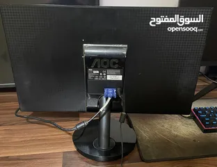 4 شاشة AOC E2251SW 21.5-inch full hd 60Hz