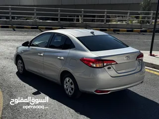  16 تويوتا يارس موديل 2021 7 جيد ولا ملاحظه فل كامل عدا الفتحه بحاله الوكاله جمرك جديد
