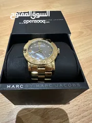  2 Marc Jacobs, grey mother of pearl, gold watch