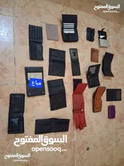  4 لا نستقبل رسائل الفرزه بالكامل محافظ جلد رجالي