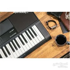  2 اورغ شرقي غربي CASIO CTX-700 جديد ضمان 2 سنه من موزع كاسيو موسيقى شرقي غربي مع المحول