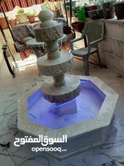  5 نوافير وشلالات وبابكيو حواض زريعه جميع انواع الحجر البناء والديكورات