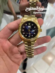  18 ساعات ماركة جميع أنواع ماركات رولكس  ارمني  كارتير All brands ARMANI CARTIER Rolex brand watches