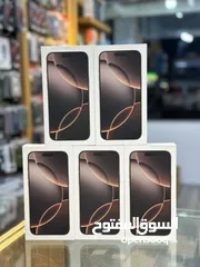  2 New iPhone 16 Pro Max 256Gb Desert Titanium (Arabic)