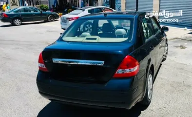 2 نيسان تيدا 2008،ياباني،لون اسود،1600cc