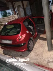  4 بيجو 206 موديل 2004 اتوماتيك غير مرخصه الترخيص عند البيع  للتواصل عبر الواتس اب فقط