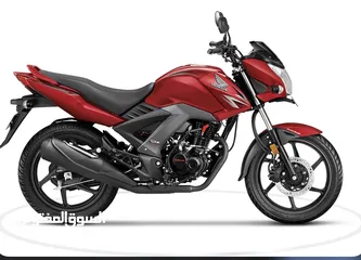  1 Honda Unicorn 160cc (New) 2023 للبيع هوندا 160cc احمر جديد ( اصفار ) 2023