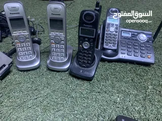  6 هواتف Panasonic ارضي وارد امريكا بحالة جيدة جدا