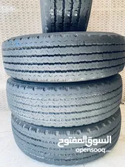  1 طقم إطارات 225/75R16C بيرجستون ياباني