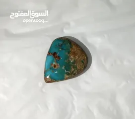  6 أحجار فيروز نيشابورية اصلية طبيعية للبيع