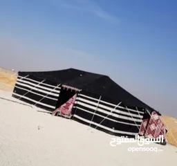  2 خيم شعر تراثيه  مساحة 8م×4م ويوجد مساحات أخرى حسب الطلب  خيم جديده لا يوجد مستعمله