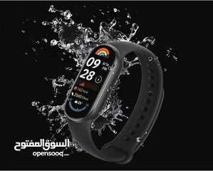  5 شاومي باند 9 الجديد بسعر ممتاز Xiaomi Smart mi Band 9 Midnight Black