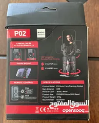  2 حامل ومثبت موبايل ترايبود مع خاصية تتبع