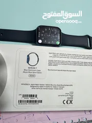 2 Apple watch series 7      45 mm blue aluminum case   95 battery health