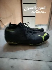  2 football shoes slightly used can negotiate price