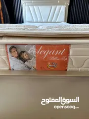  4 سرير مفرد مع فرشة طبيه بحالة الجديد