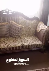  3 كنب مكون سبع مقاعد فقط ب50 دينار في الغويريه للجادين للبيع كنب مستعمل بحال الجيد الزرقاء الرجاء التو