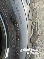 7 جنط 17 مع كوشوك وسبيرات أمريكي خشن
