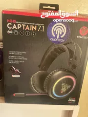  2 سماعة فانتك اصلية CAPTAIN 7.1  كيبورد فانتك اصليk613  ماوس اصلي G10