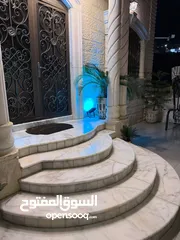  4 بيت مستقل طابقين والبناء جديد مساحه الارض 330 م مساحه البناء كل طابق 170 م واجهه حجر منطقه ام نواره