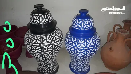  6 إبداعات الصناع التقليدين المغاربة المراكشين  تحف خزفية غاية في الروعة والجمال  لا تحرم بيتك من رونق