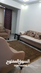  11 شقة أرضي مفروشة للايجار بحديقة و إنترنت في روضة زايد