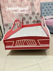  1 Kids car bed without mattress