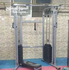  1 كيبل كروس نوادي ثقيله مع وزن بلاطات صافي 150 كيلو فاخر جدا