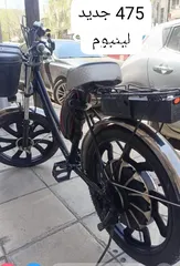  7 دراجات كهربائية كل دراجه عليها سعرها للصور
