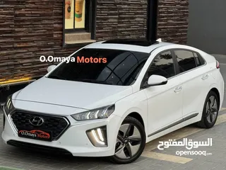 2 هيونداي أيونيك هايبرد مع فتحة سقف عداد قليل  بطارية مكفولة حتى 2028 و أعلى فئة إضافات و بسعر آلعرض
