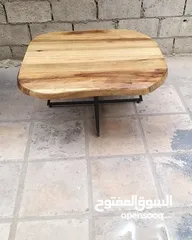  3 طاولات وسط وطاولات سفرة وطاولات تلفزيون خشب طبيعي بالكامل