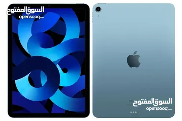  3 Apple ipad air 5 64 كفالة وكيل رسمي ايباد جديد مسكر في الكرتونة نو اكتف ايباد اير 5
