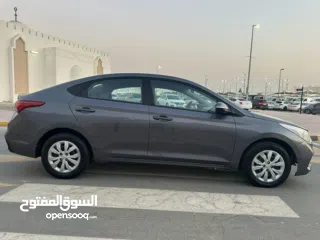  4 هيونداى أكسنت1600 سى سى موديــل 2018بدون حوادث خليجـــــــــى كشافات ضباب تكييــــف باورسنترلوك