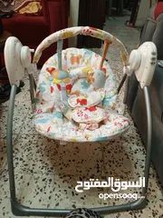  7 أرجوحة وهزاز بيبي مستعمل للبيع