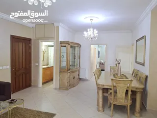  28 شقة ارضية مفروشة للايجار الشهري والسنوي ثلاث غرف نوم في عبدون