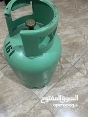  2 جرة غاز نصف ممتلئة