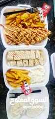  2 مطعم شاورما جاهز وشغال