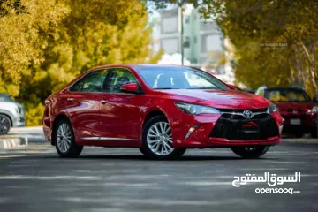  5 TOYOTA CAMRY – FULL OPTION 2017 RED BEST PRICE EXCELLENT CONDITION