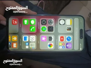  4 ايفون 15 برو ماكس كوبي طبق الاصل شبه جديد  نفس الايفون الاصلي و بجننن  كأنه مش مفتوح