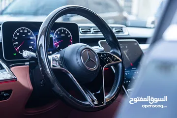  16 Mercedes S450 2022 Amg kit Mild hybrid 4matic    السيارة وارد الشركة و قطعت مسافة 64,000 كيلو