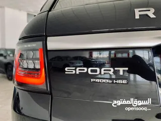  14 Range Rover Sport P400e HSE plug in hybrid 2020  black