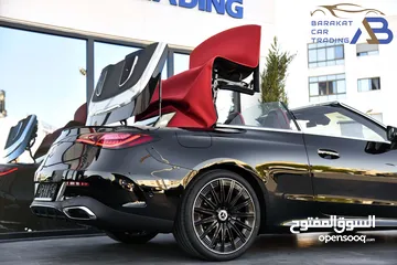  17 مرسيدس سي ال اي كشف نايت بكج مايلدهايبرد موديل2024 Mercedes CLE200 Convertible AMG Kit Night Package