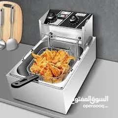  14 حوض فرير  مقلى بطاطا و دجاج  6 لتر و  اربعه ونص تجهيز مطاعم