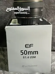  1 عدسة كانون EF 50mm f/1.4 USM