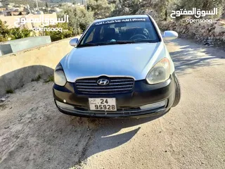  4 هونداي اكسنت دب مديل 2006  قير عادي سياره نظيفه